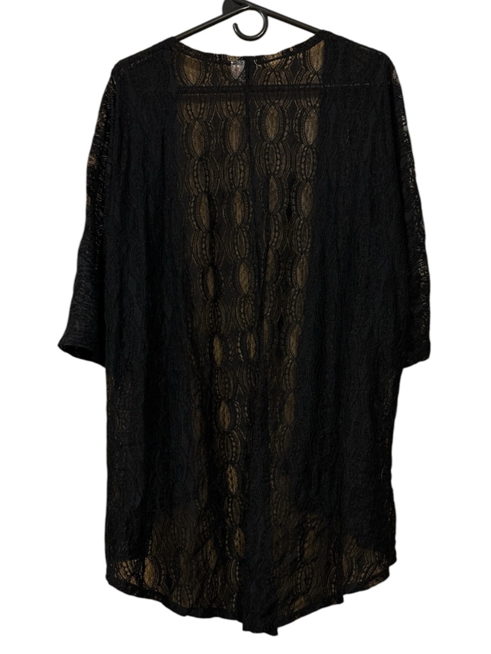 LuLaRoe Black Lace Cover-Up - Picture 3 of 3